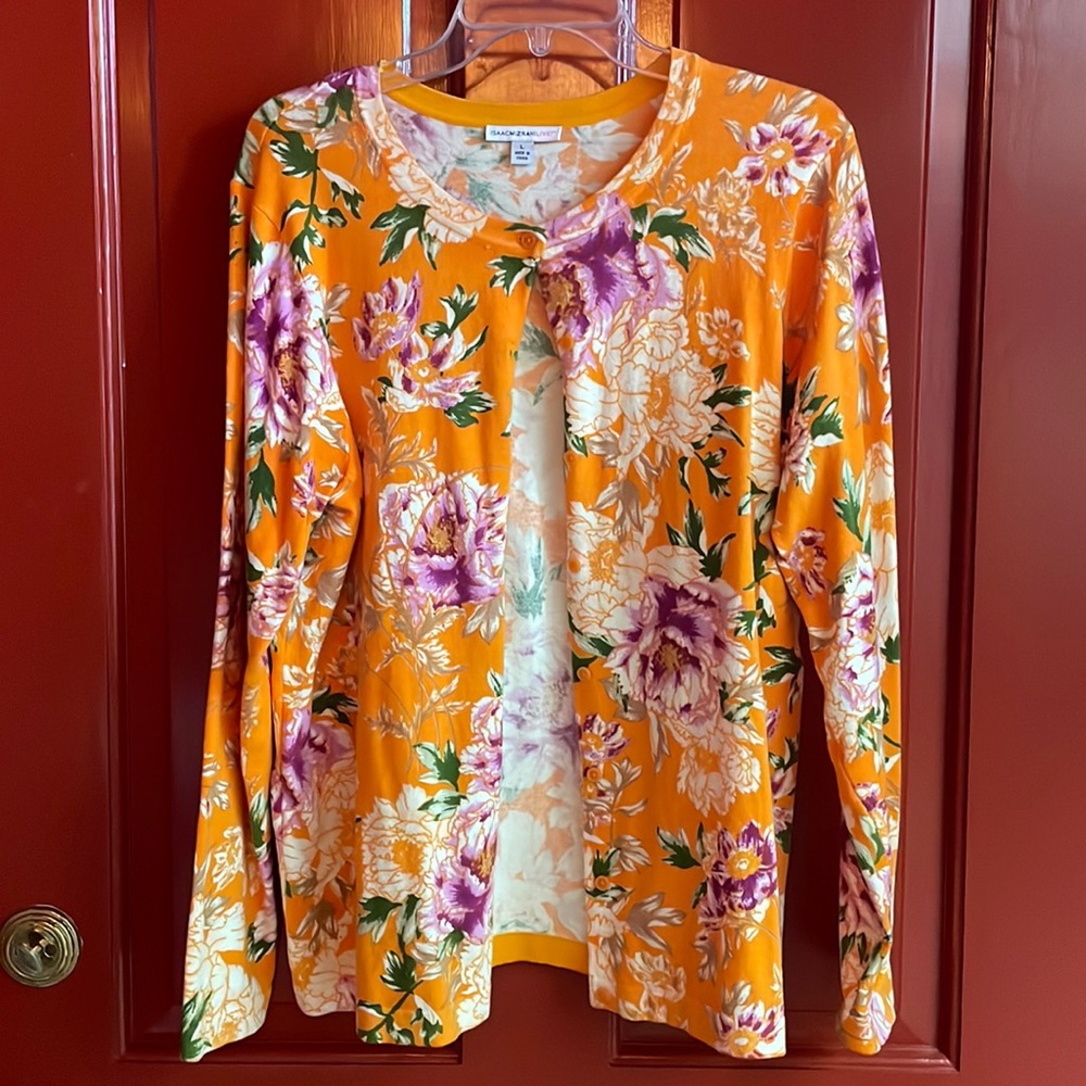 Isaac Mizrahi cotton cardigan